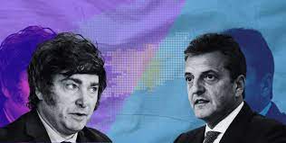 Las últimas declaraciones antes de la veda de Javier Milei y de Sergio Massa