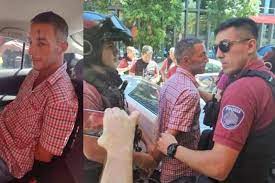 Detuvieron al militante kirchnerista que le tiró una botella de vidrio a Javier Milei