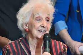 Estela de Carlotto, hospitalizada en La Plata.