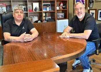 Rodolfo Aguiar y Pablo Moyano anuncian guerra sindical a Milei.