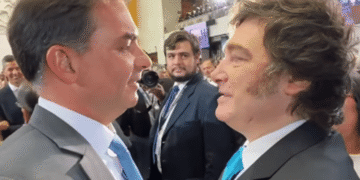 Reunión entre Javier Milei y Flávio Bolsonaro en medio de la tensión con Lula da Silva