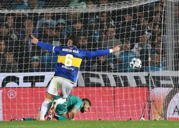 El penal convertido por Marcos Rojo en el clásico ante Boca: el emotivo festejo del defensor