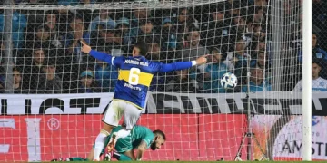 El penal convertido por Marcos Rojo en el clásico ante Boca: el emotivo festejo del defensor