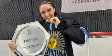 Alma Ameigeiras, del roller porteño al hockey sobre hielo universitario en Estados Unidos: “Jugar un Mundial sería espectacular”