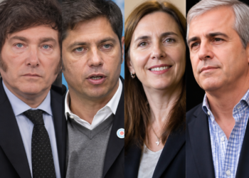 Evaluación de líderes políticos: Milei se posiciona ligeramente por encima de Kicillof, mientras que dos figuras opositoras encabezan el ranking