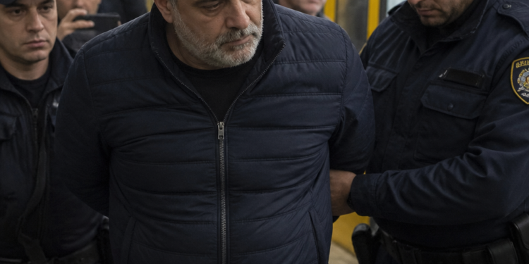 Detención del delegado Claudio Dellacarbonara durante una protesta en el subte