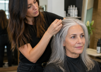 Los peluqueros aconsejan: ‘La transición a las canas debe ser gradual, no abrupta’
