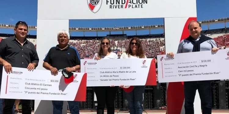 La Fundación River abre la votación para premiar a un club con 30 millones de pesos para reformas